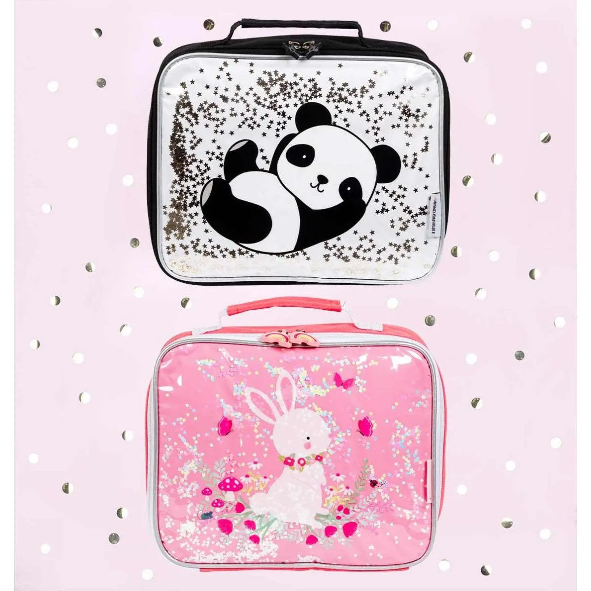 A Little Lovely Company Cool Bag Glitter Panda