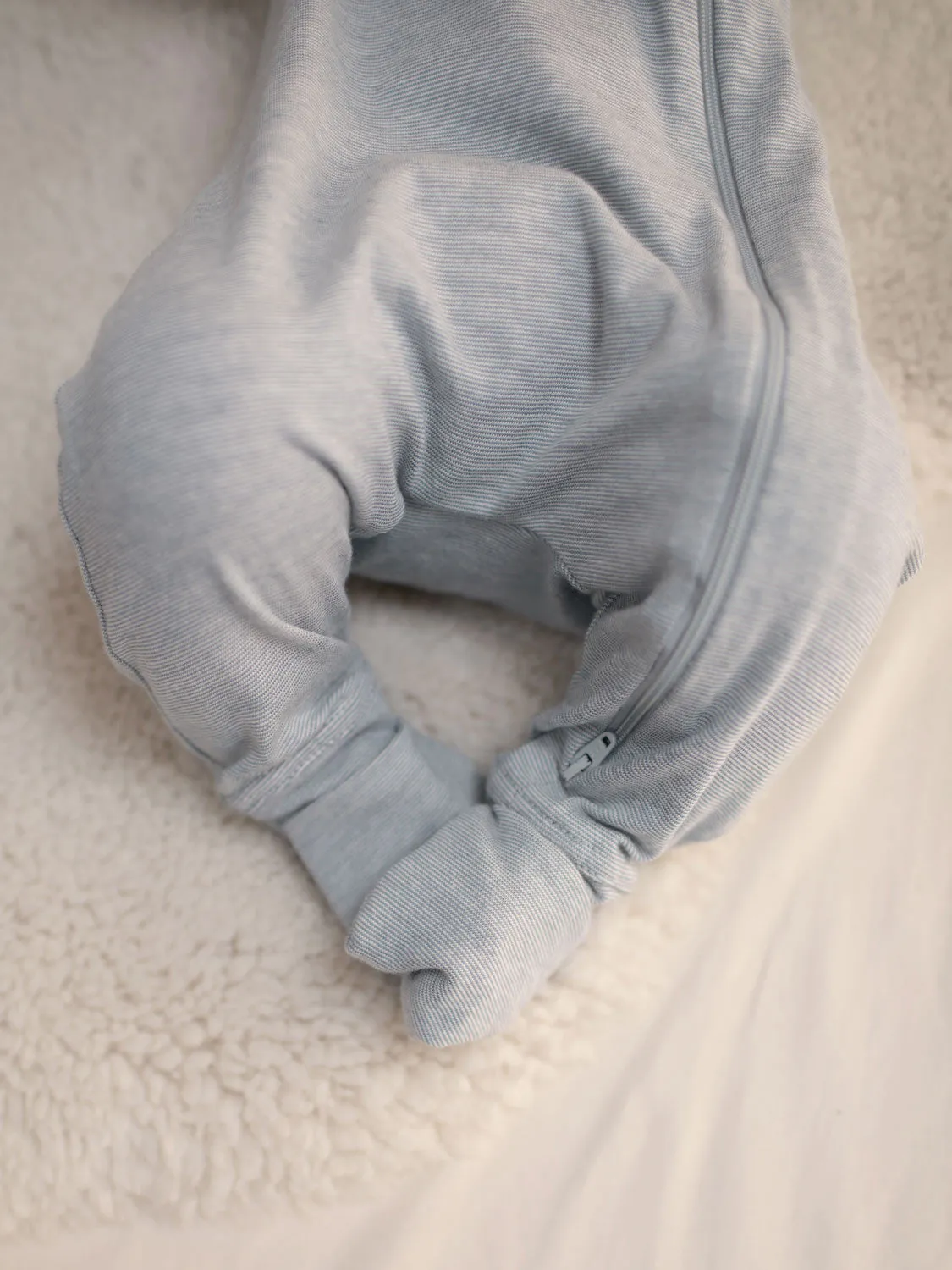 Baby Merino   Organic Cotton Zip Sleepsuit