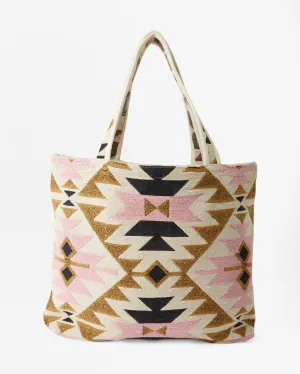 Billabong Happy Go Lucky Patterned Tote Bag