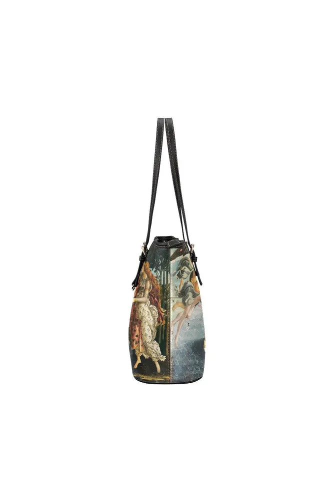 Birth of Venus Leather Tote Bag/Small