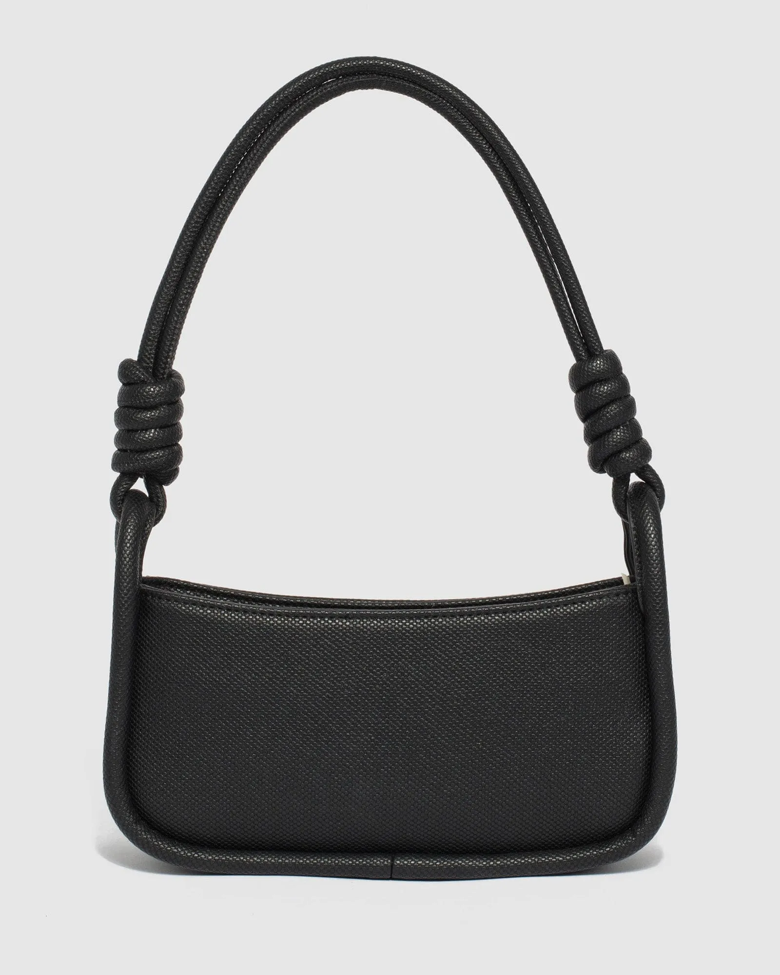 Black Amathyst Top Handle Bag