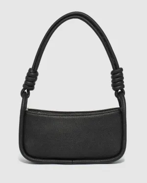 Black Amathyst Top Handle Bag