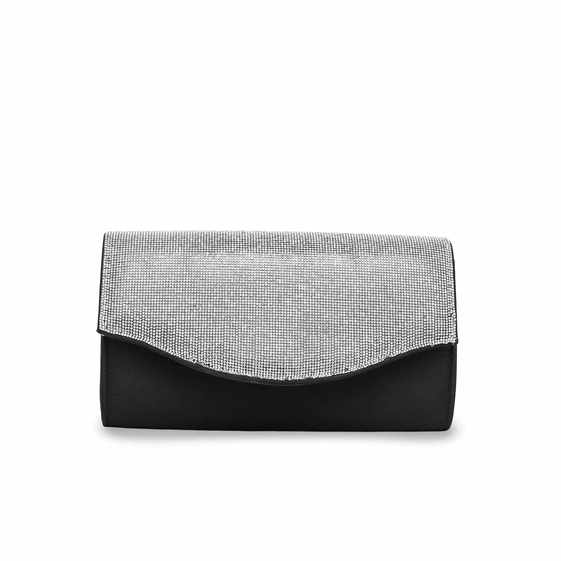 Black Fancy Clutch P15346