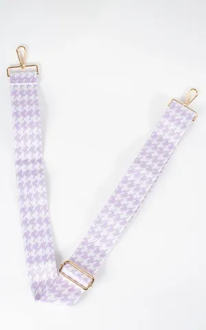 Briony | Bag Strap | Dogtooth | Lilac