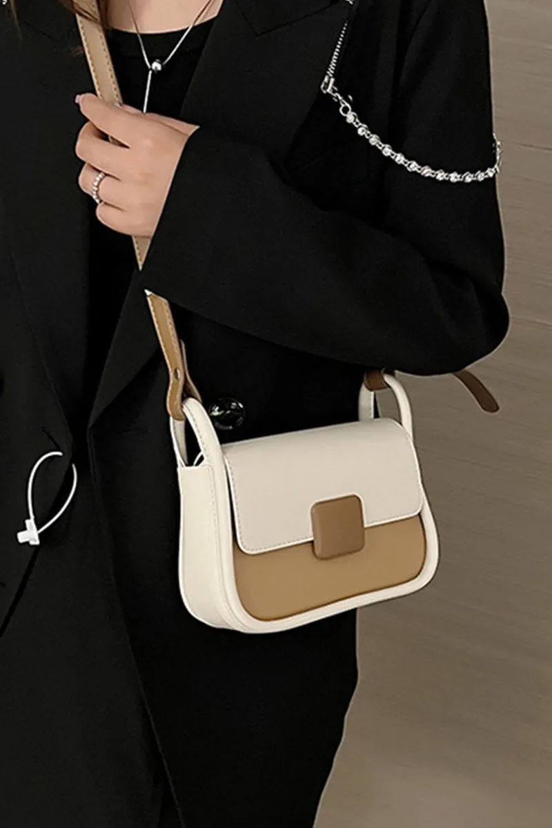 CASUAL HALF ROUND SHOULDER BAG