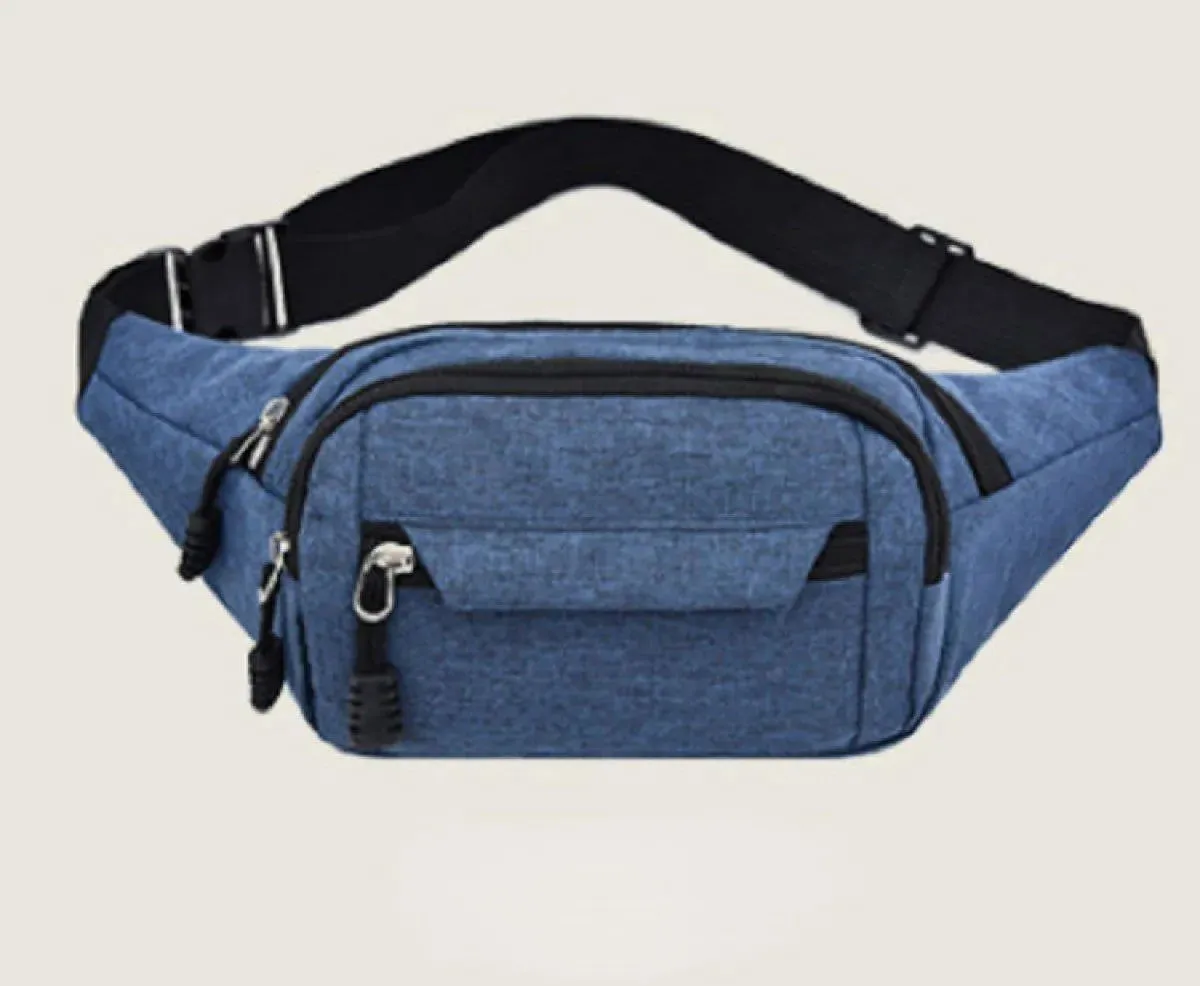 Casual Multifunctional Zipper Belt Bag