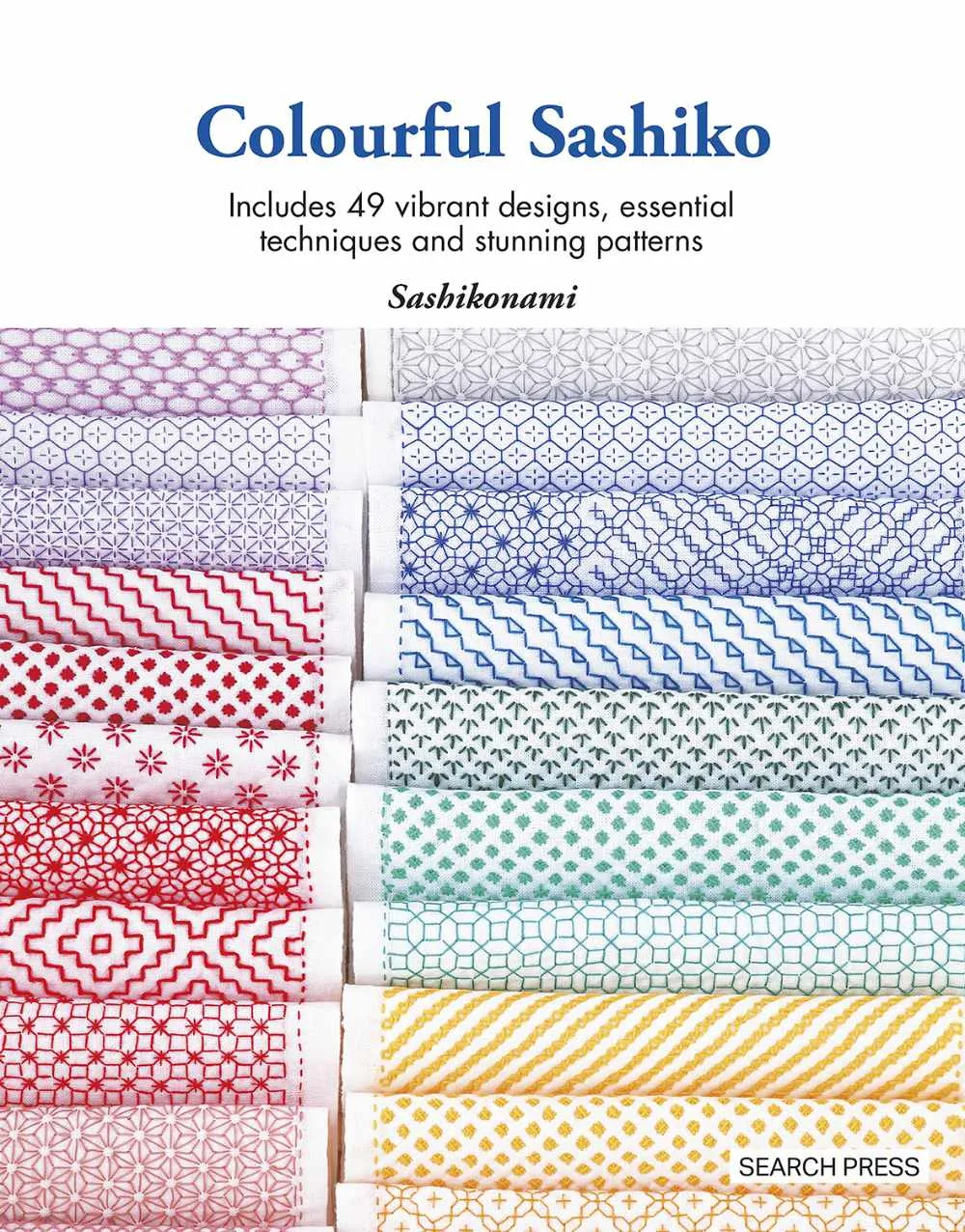 Colourful Sashiko Hitomezashi Book