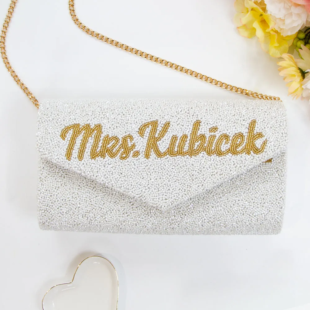 Custom Envelope Wedding Clutch Bag (ENV)