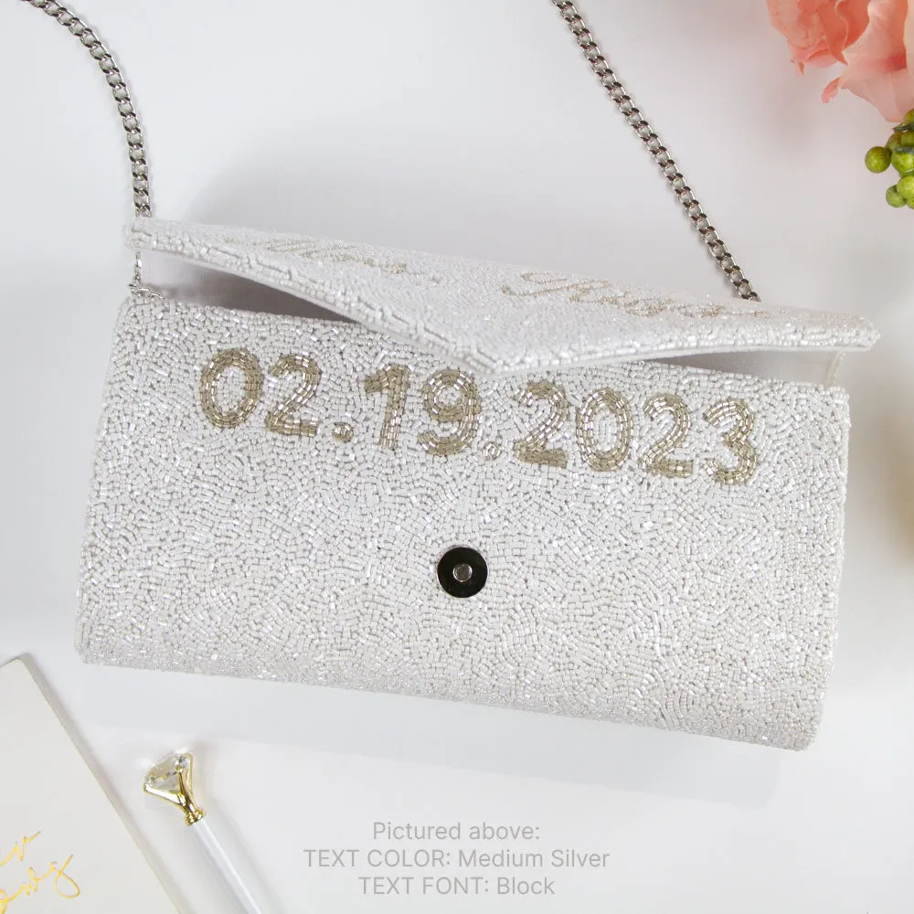 Custom Wedding Envelope Clutch Purse (ENV)