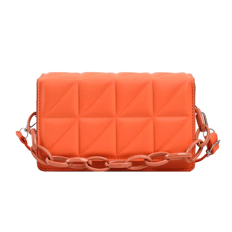 Elegant Quilted Chain Crossbody Bags