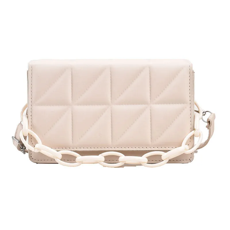 Elegant Quilted Chain Crossbody Bags