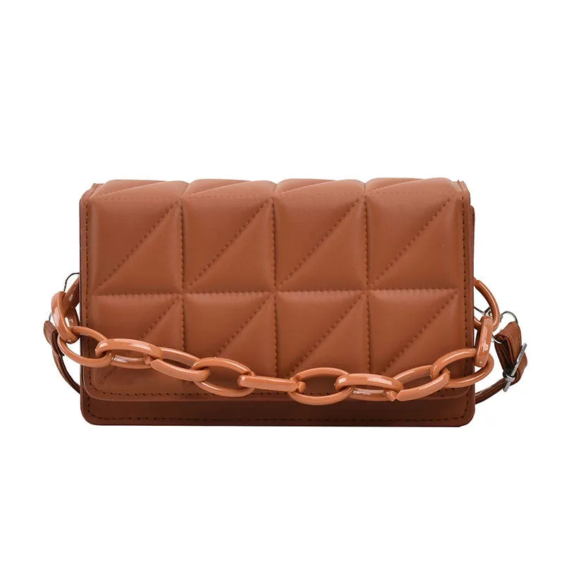 Elegant Quilted Chain Crossbody Bags