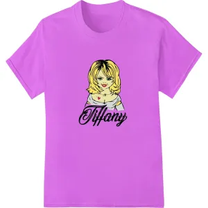 Glamorous Blonde 'Tiffany' Portrait DTF Print Heat Transfer