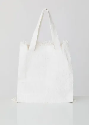 Handwoven Distressed Tote