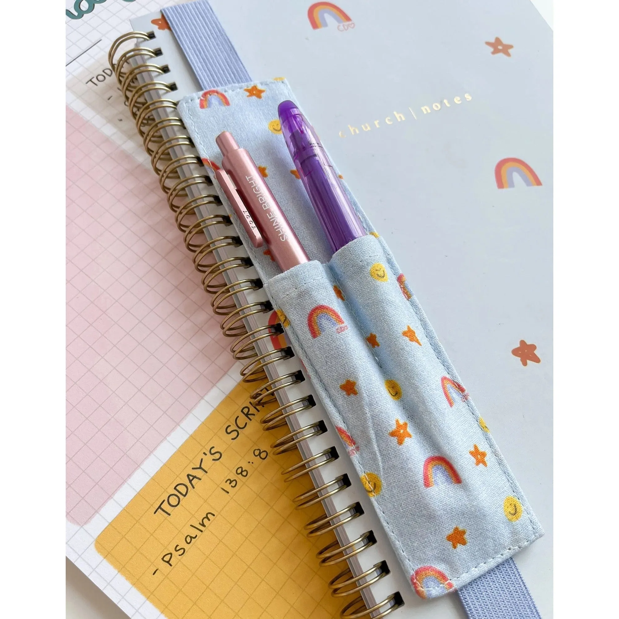 Happy Icons Pocket Pen Holder | Compact Pens and Pencils Organizer |  7" x 1.7"