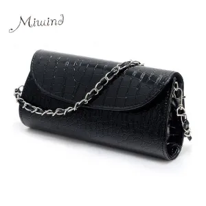 Hot Casual Women Messenger Bags Stone Pattern Lady Handbag PU Leather Clutch Wristlet Evening Bags rse Fashion Bags