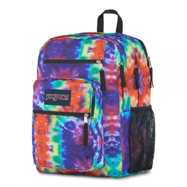 JanSport Big Student Red Multi Hippie Days Backpack [WS]