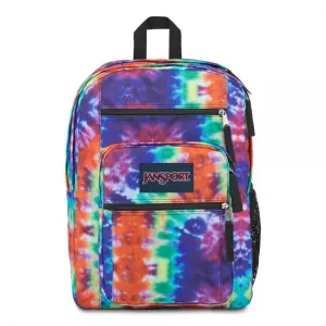 JanSport Big Student Red Multi Hippie Days Backpack [WS]