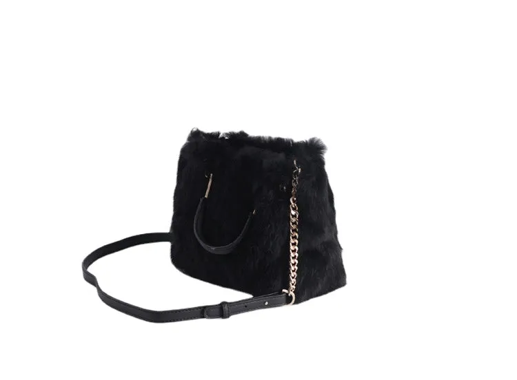 Luxury Women's Real Fur Shoulder Bag For Banquet