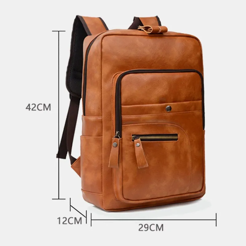 Men Large Capacity Backpack Handbag Business Bag