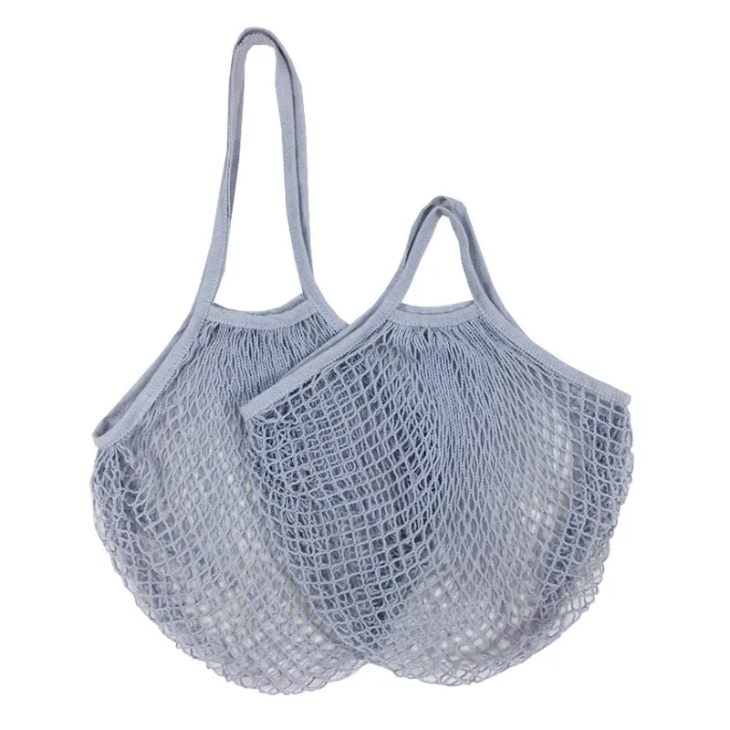 Meshed Convenience Bag - Simple Portable Cotton Mesh Bag