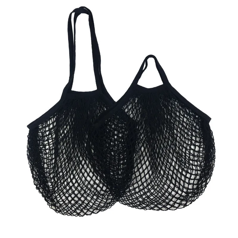 Meshed Convenience Bag - Simple Portable Cotton Mesh Bag