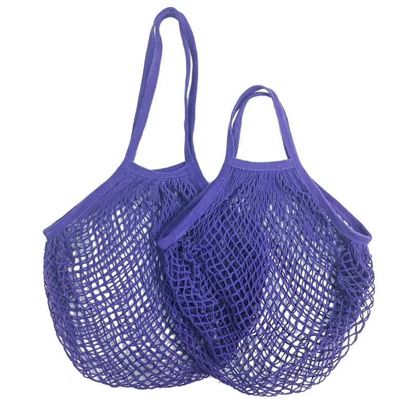 Meshed Convenience Bag - Simple Portable Cotton Mesh Bag