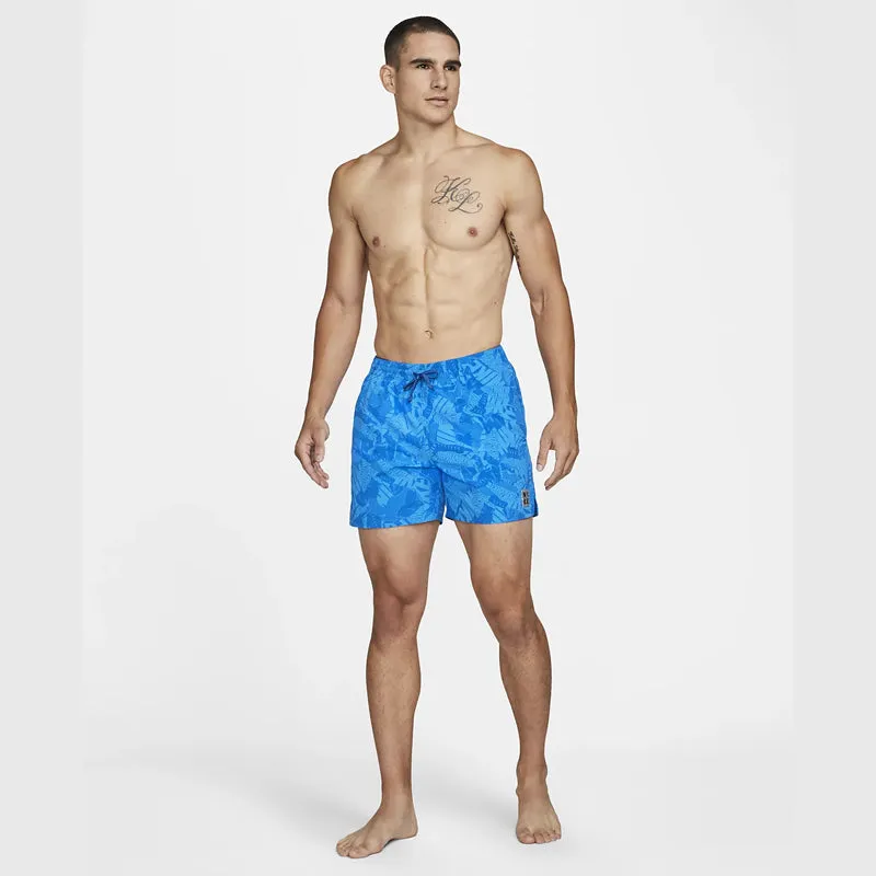 Nike - Men's Swim Collage Icon 5" Volley Short (Photo Blue)