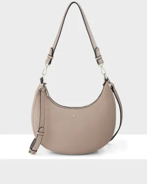 Pia Crescent Shoulder Bag With Crossbody Strap