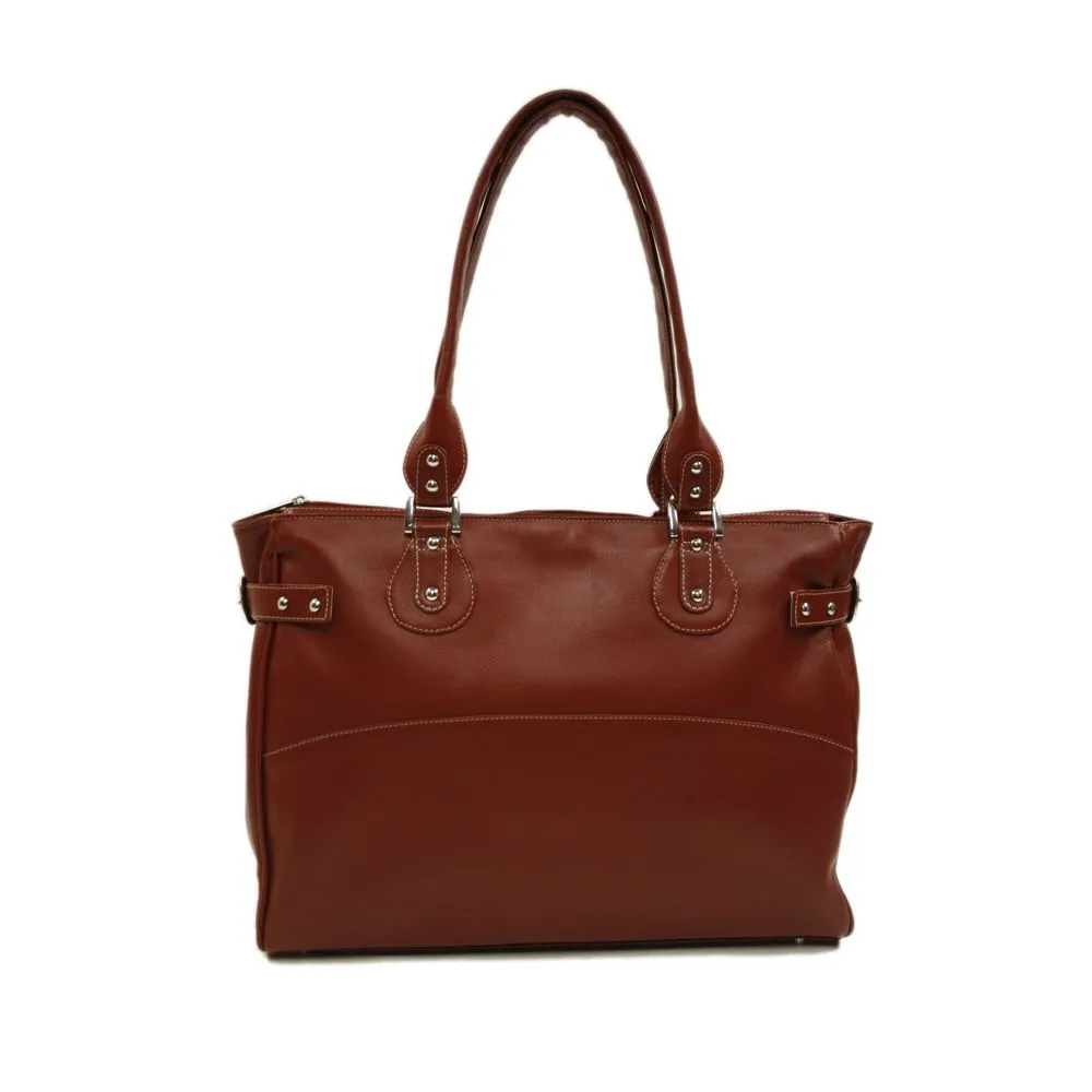 Piel Large Ladies Side Strap Tote