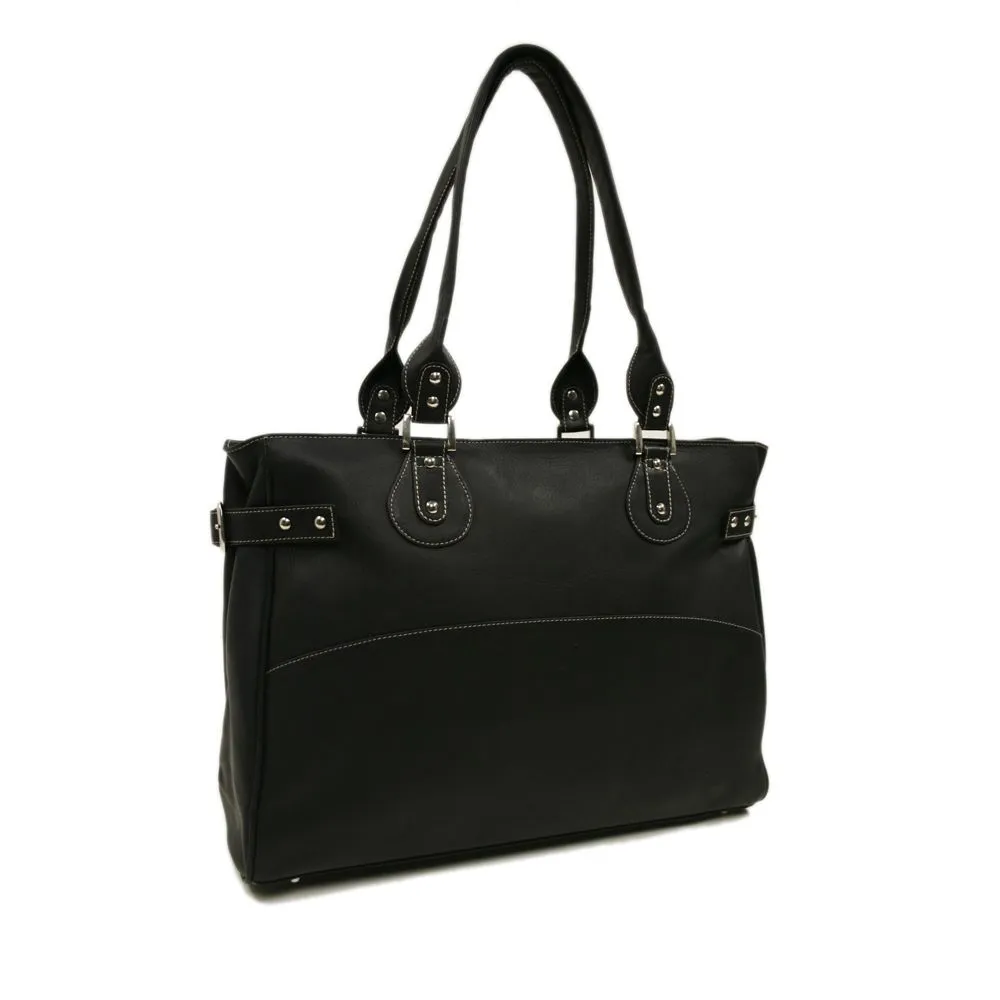 Piel Large Ladies Side Strap Tote