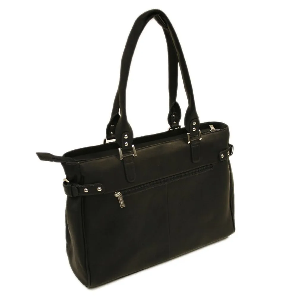 Piel Large Ladies Side Strap Tote