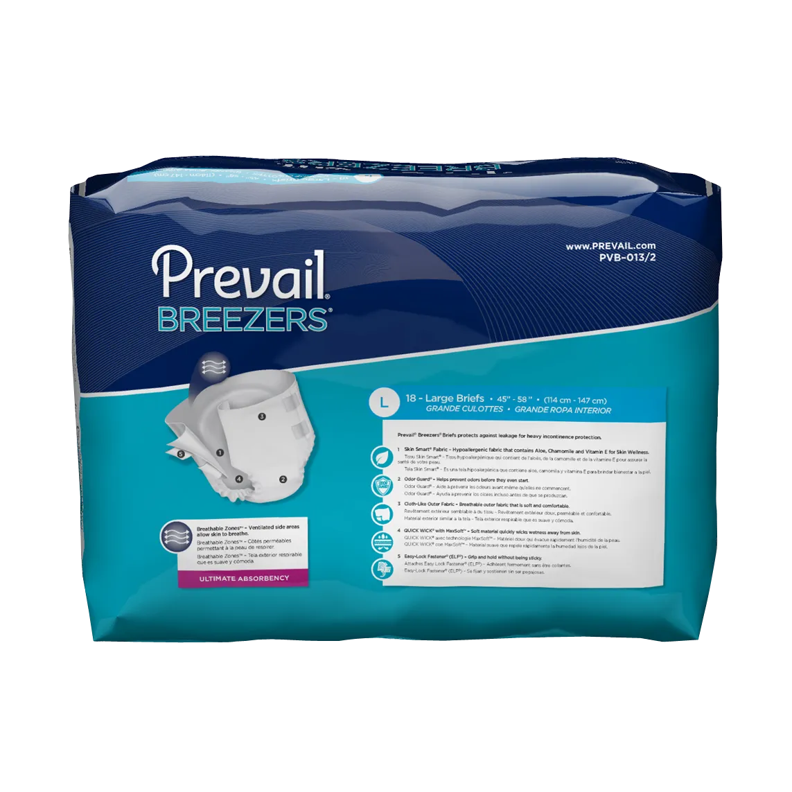 Prevail Breezers Adult Briefs