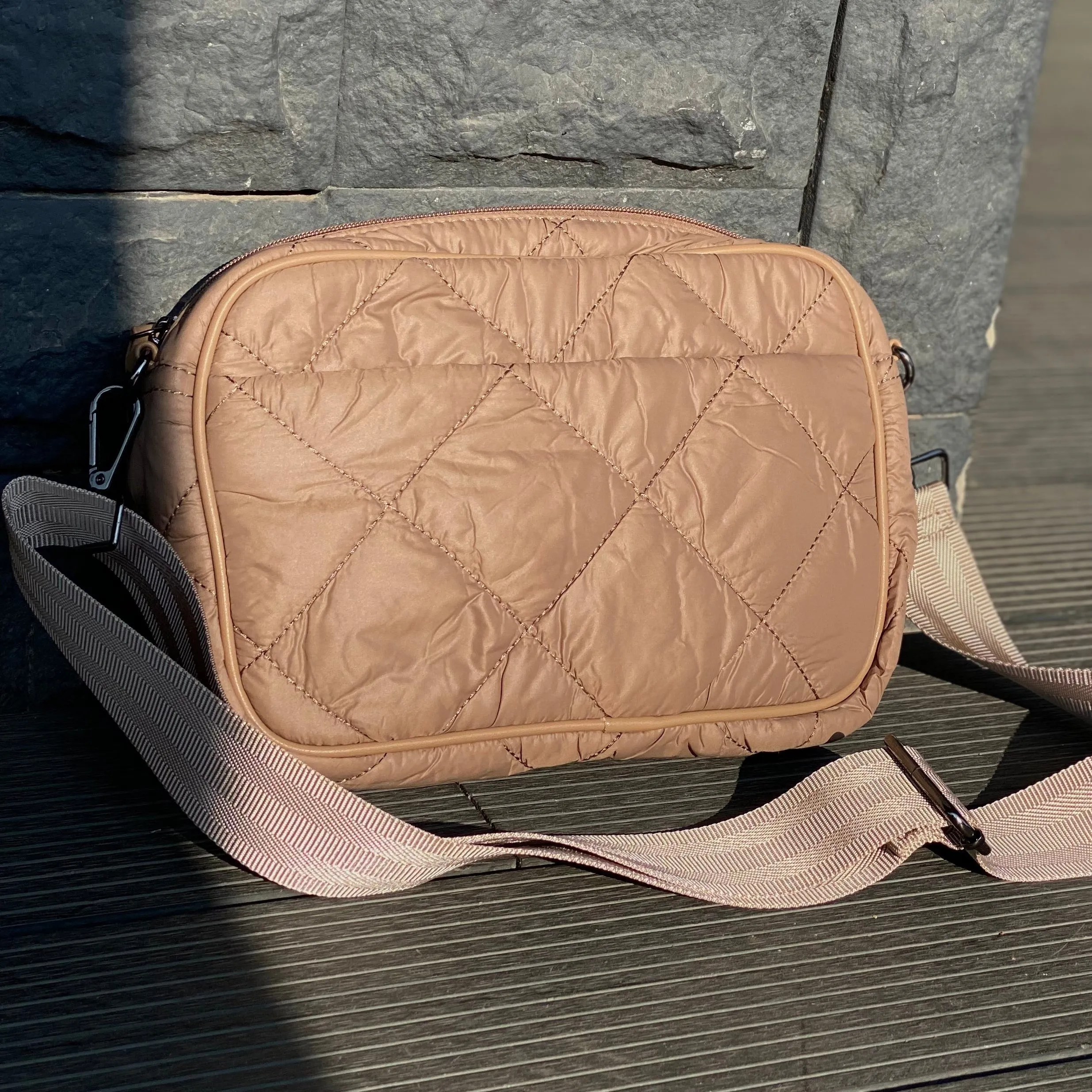 Puffer Messenger Bag