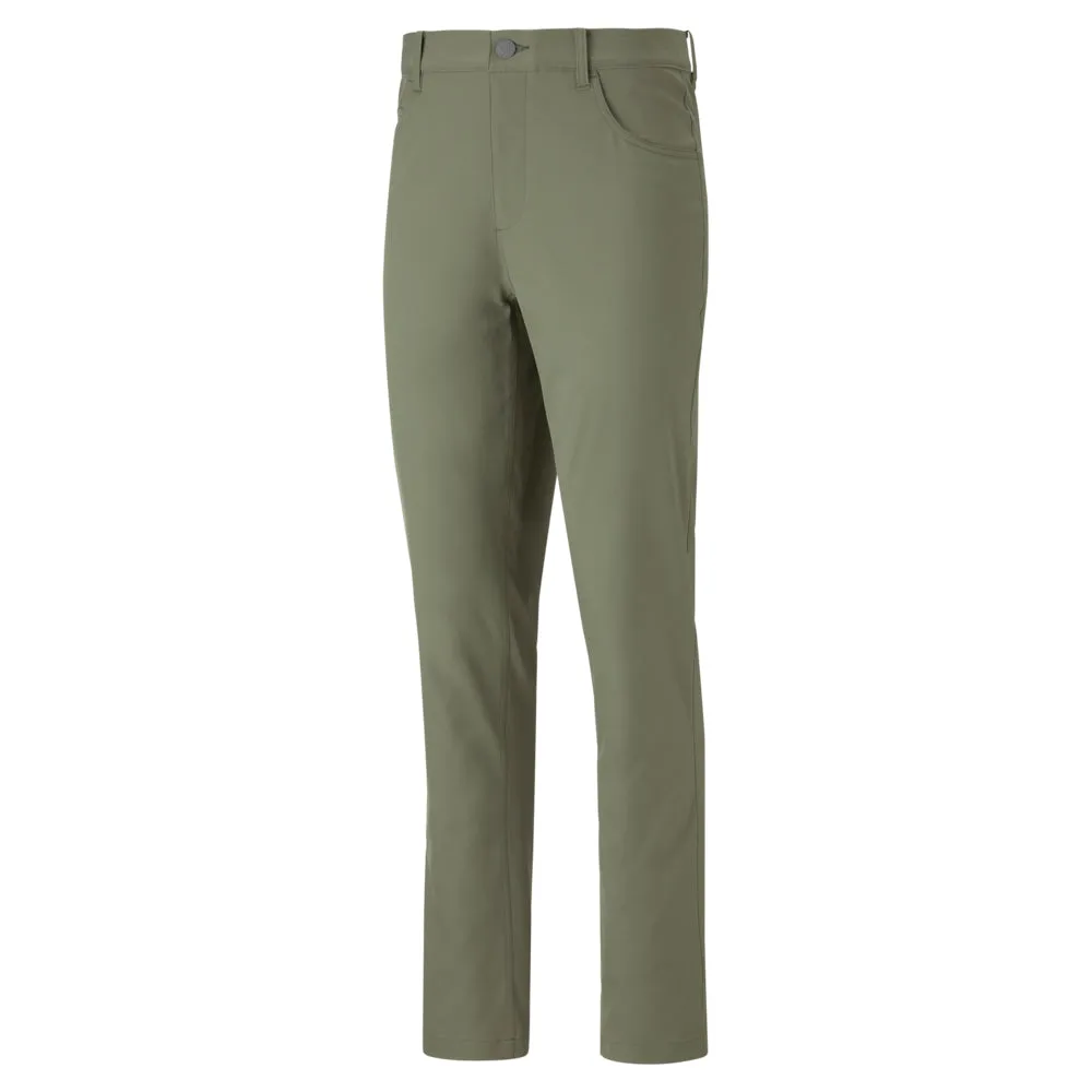 Puma Men's Dealer 5 Pocket Golf Pants - Dark Sage