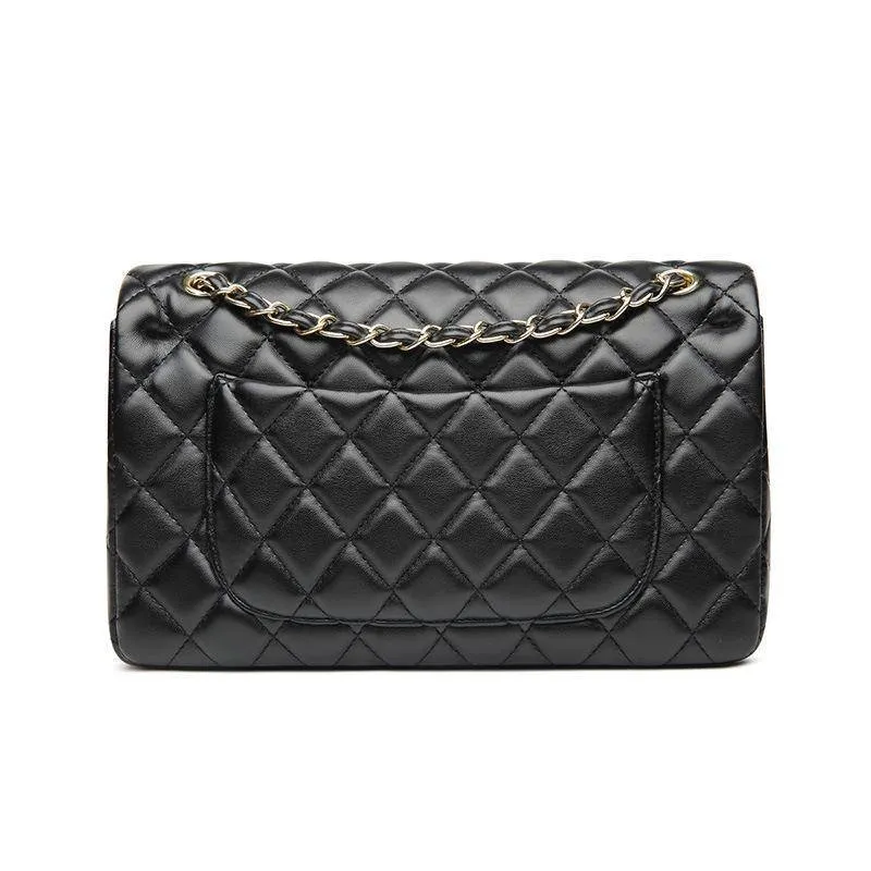 Quilted Plaid Messenger Chain, Shoulder Bag