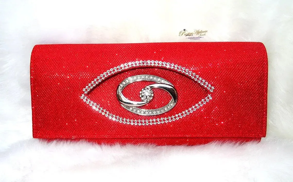 Red Elegant Fashionable Stylish Designer Casual Hand clutch Hand purse Wedding Purse Party Wear Hand Clutch