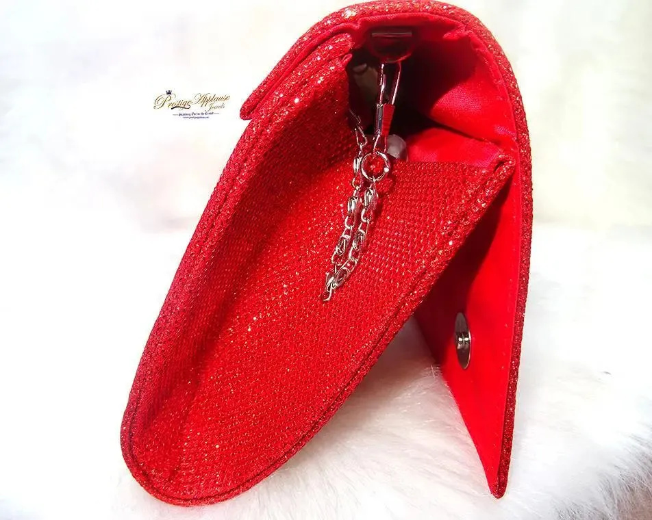 Red Elegant Fashionable Stylish Designer Casual Hand clutch Hand purse Wedding Purse Party Wear Hand Clutch