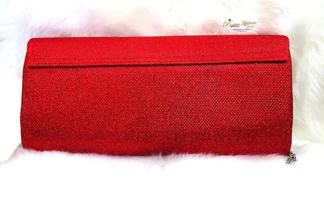 Red Elegant Fashionable Stylish Designer Casual Hand clutch Hand purse Wedding Purse Party Wear Hand Clutch