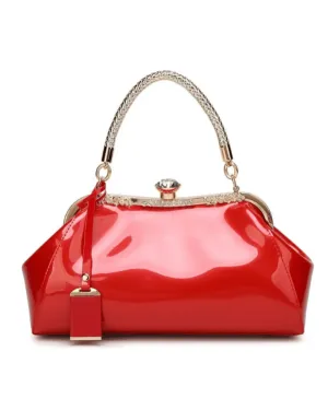 Red Patent Women's Handbag