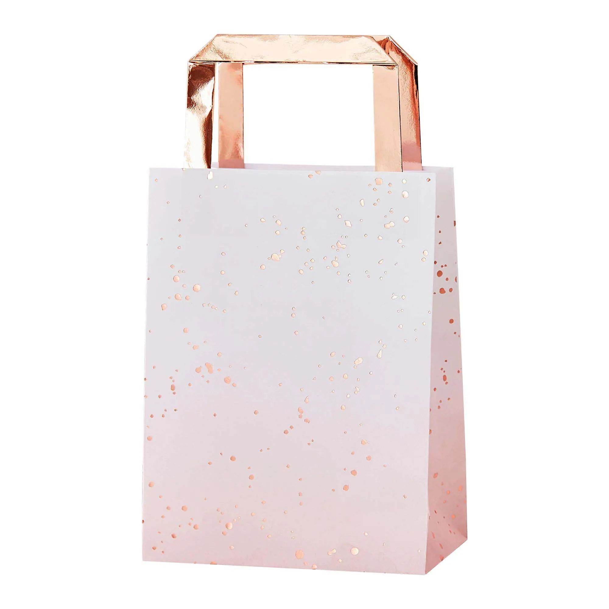 Rose Gold Ombre Party Bags, 5 Count