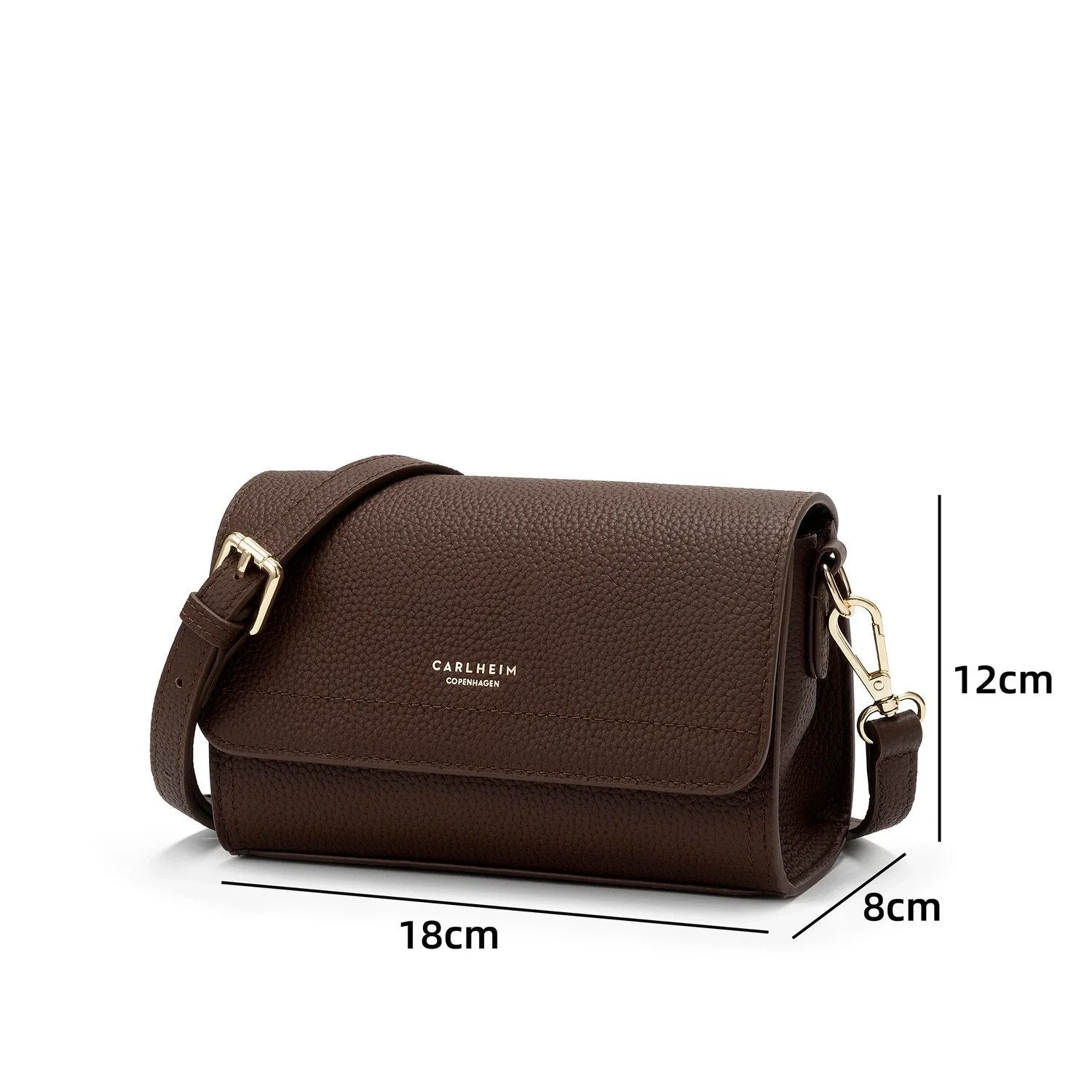 Scarlett Genuine Leather Handbag (Brown)