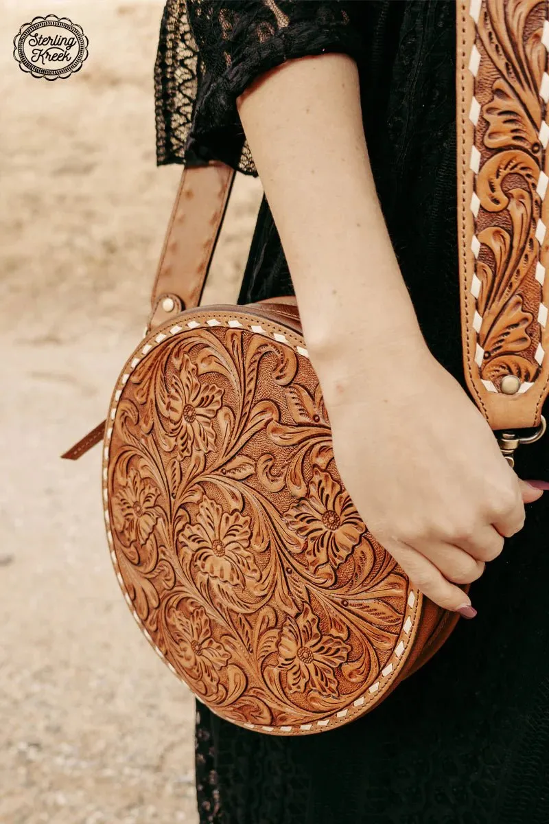 Sterling Kreek Stockyard Tooled Canteen Bag