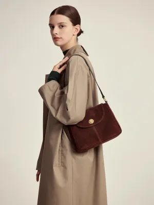 Suede French Casual Shoulder Bag