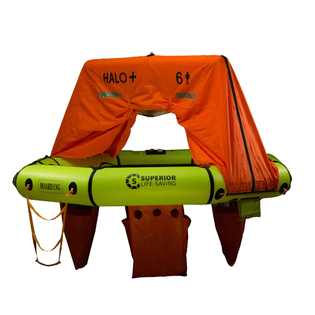 Superior HALO   Compact With Canopy Recreational Life Raft, 2-8 person