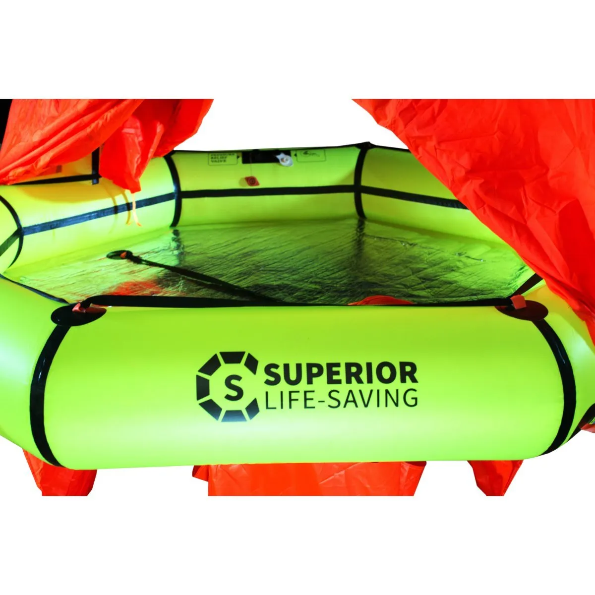 Superior HALO   Compact With Canopy Recreational Life Raft, 2-8 person