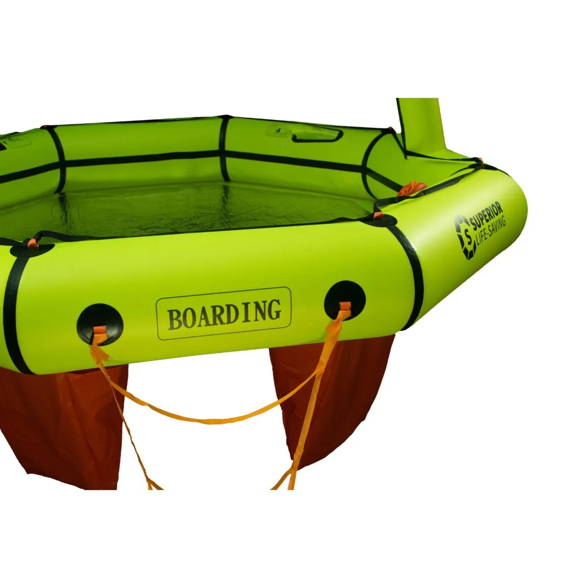 Superior HALO   Compact With Canopy Recreational Life Raft, 2-8 person