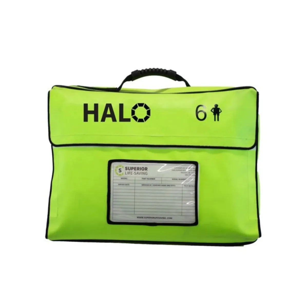 Superior HALO   Compact With Canopy Recreational Life Raft, 2-8 person