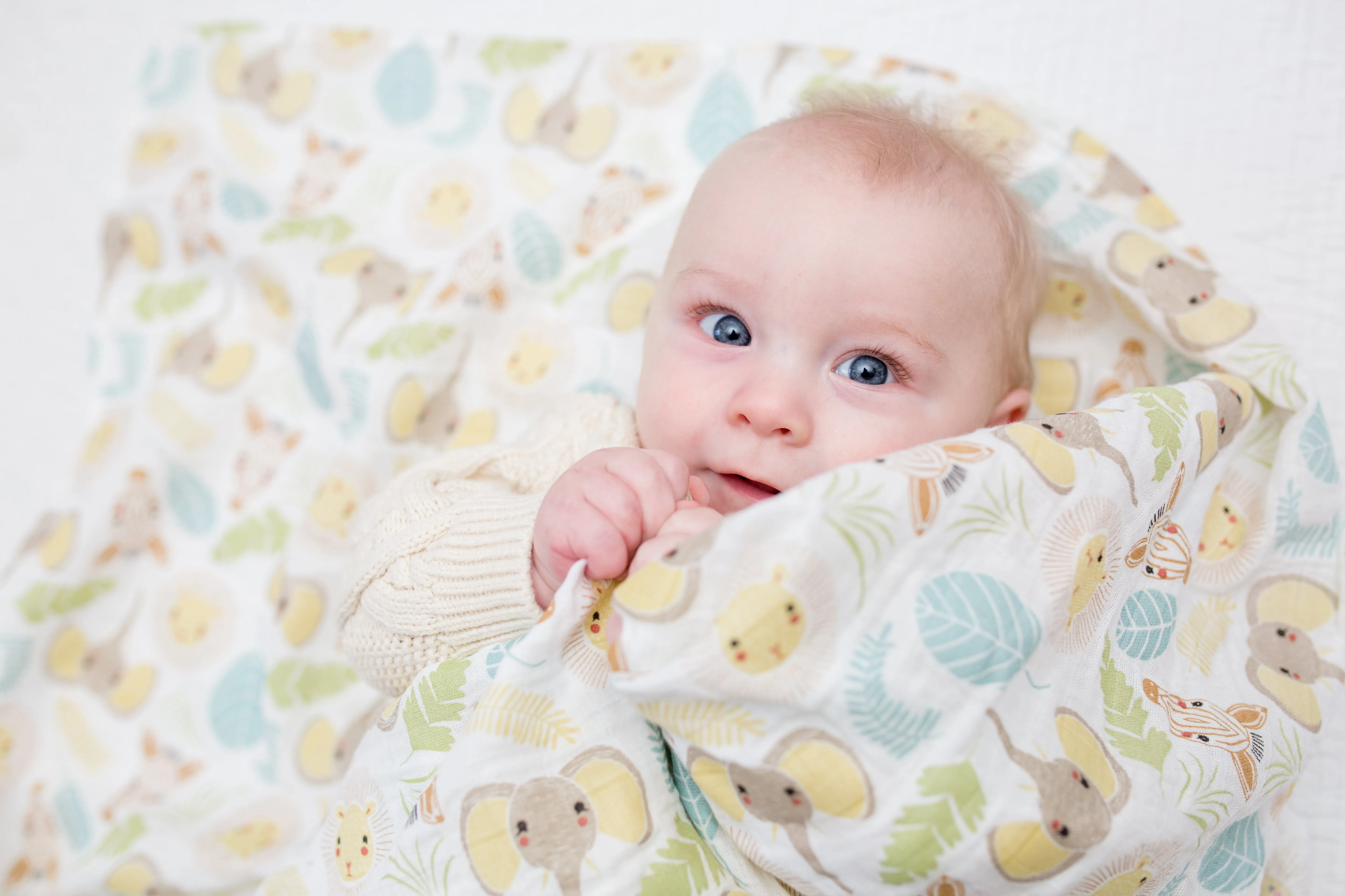 Swaddle Blanket Multipurpose Muslin - Jungle