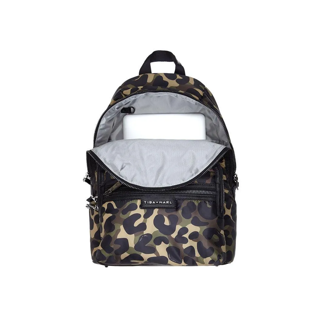 Tiba   Marl Elwood Changing Backpack - Camo